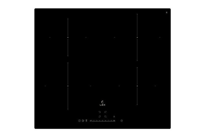 Изображение товара Индукционная варочная панель LEX Evi 640A I BL, чёрный 59 см