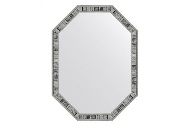 Изображение товара Зеркало настенное в багетной раме EVOFORM Octagon BY 7417 59х79 см состаренное дерево