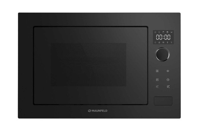 Изображение товара Встраиваемая микроволновая печь MAUNFELD XBMO251GB Matt чёрный матовый 59,5х38,2х37 см