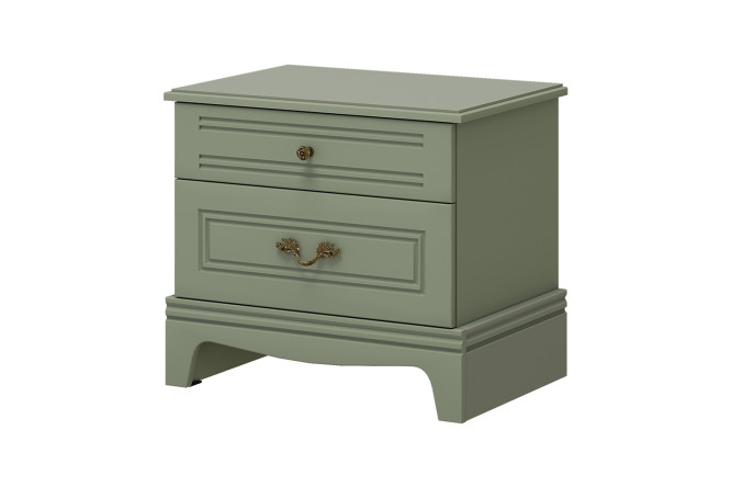 Изображение товара Тумба прикроватная Лорето из МДФ с ящиками и крышкой