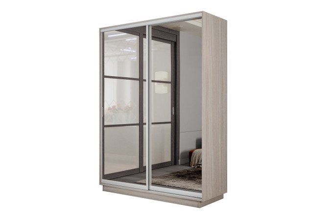 Изображение товара Шкаф-купе Slide-2 2-дверный 140х220 см с зеркалами