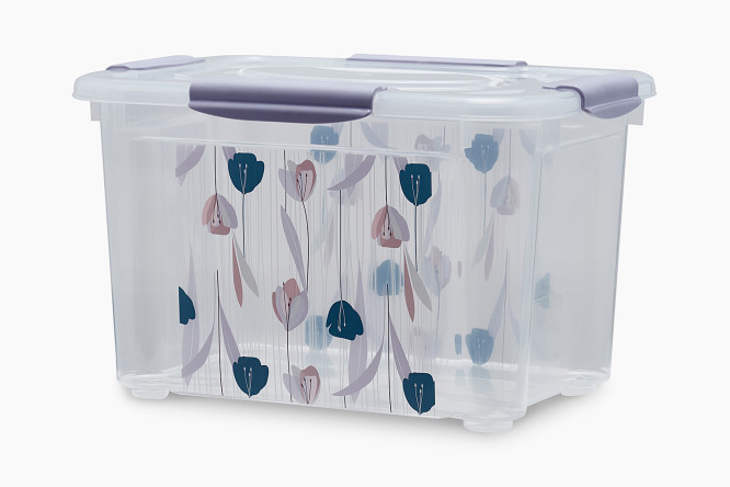 Изображение товара Универсальная коробка Tulip с крышкой 28.3x17x20 см 5.5 л для хранения