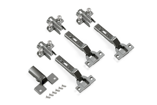 Петли Hettich Intermat 9936 W45 95 градусов с амортизатором Silent System 3 шт.