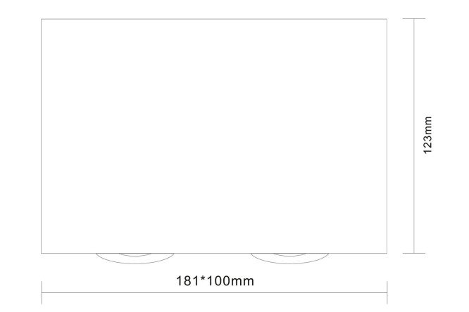 Светильник потолочный ST LUCE ST109 5 кв.м, 18.1x12.3x10 см, GU10