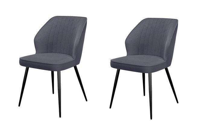 Изображение товара Комплект стульев DIKLINE 222M с велюровой обивкой