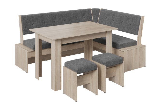 Изображение товара Кухонный уголок Торонто с универсальным углом 177х137х79.5 см