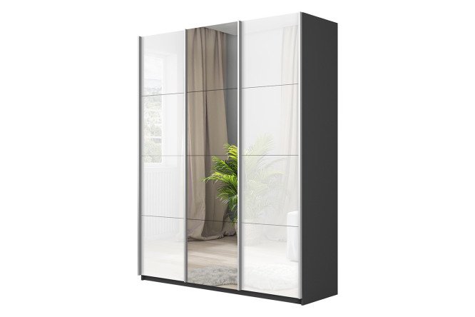 Изображение товара Шкаф-купе 3-дверный Cors 180х230 см с зеркалом