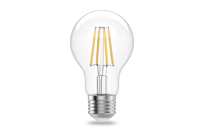 Изображение товара Лампа светодиодная Gauss Filament elementary 22229 E27, 9W, Груша, 4100 К