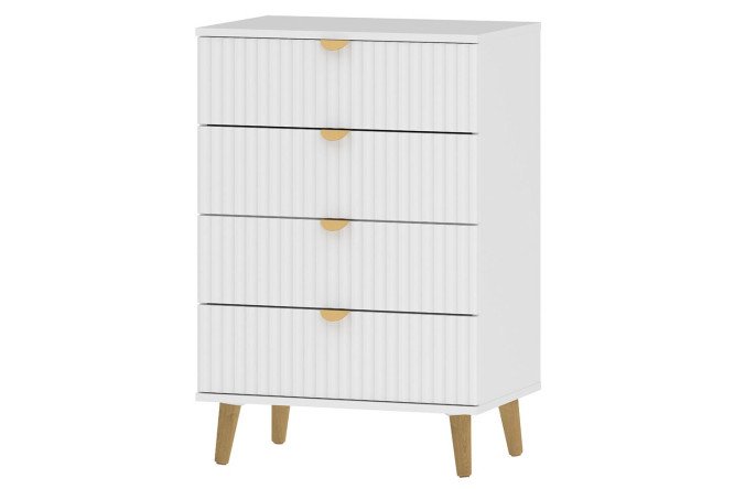 Изображение товара Комод Дакота 60х88,5х40 см белый меренга современная мебель