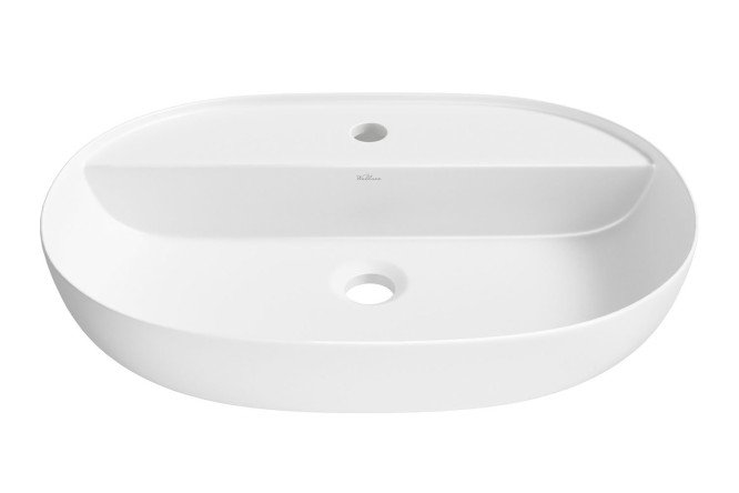 Изображение товара Накладная раковина Chic Riviera 50х13,5х38 см фарфор белый матовый