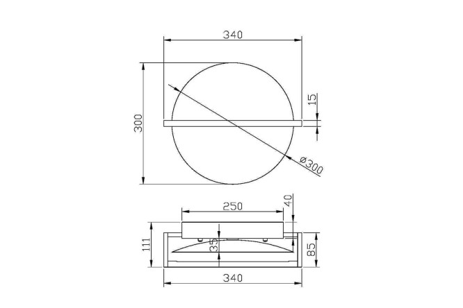 Бра LED MAYTONI Mira 5 кв.м, LED