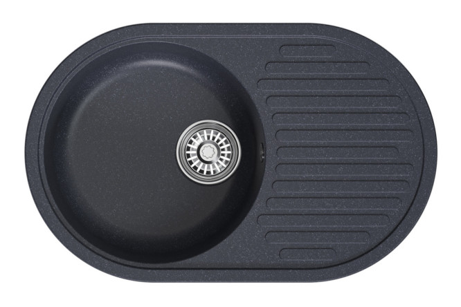 Изображение товара Мойка врезная с крылом MIXLINE ML-GM16 73х46х20 см