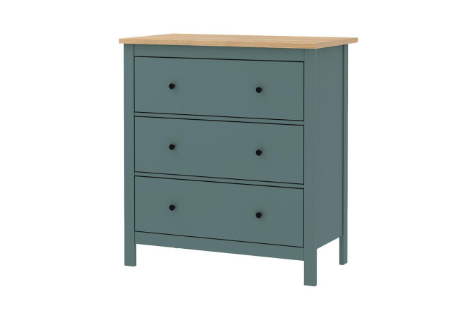 Изображение товара Комод Сага с 3 ящиками и матовым фасадом из ДСП