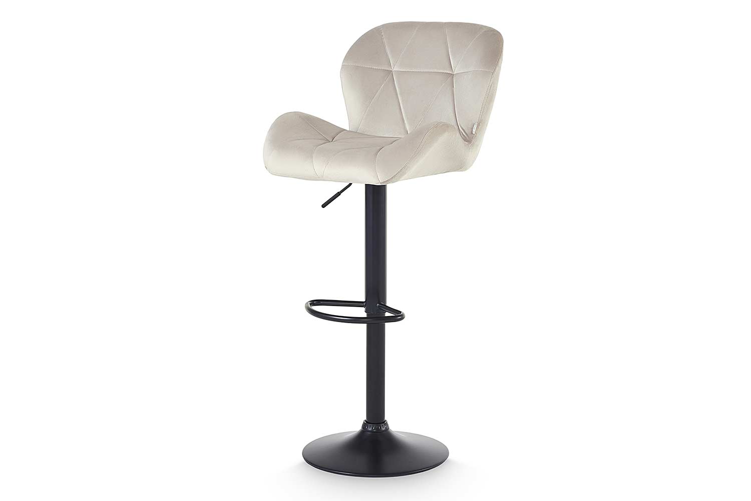 Барный стул Boston 47х91х56 см, цвет обивки серый, ножек чёрный - купить по цене 5 999 руб | арт. 80333379