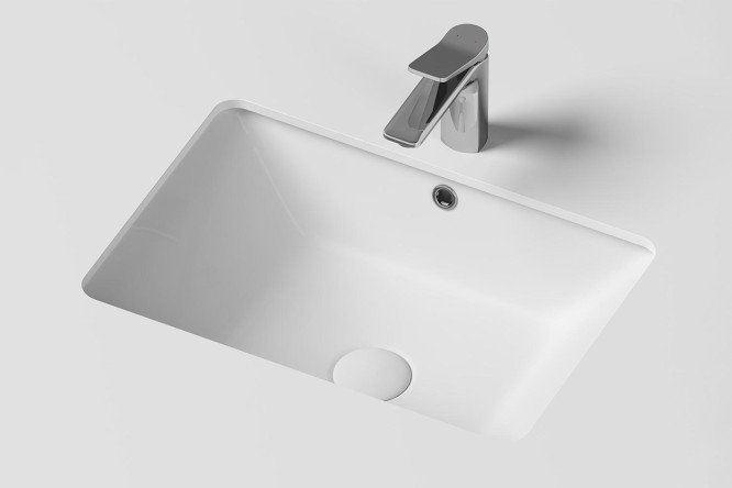 Умывальник встраиваемый снизу CERAMICANOVA Element CN6045 55х18.5х40 см