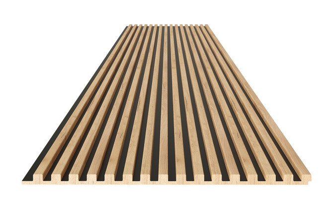 Изображение товара Комплект стеновых панелей Рейка МДФ для внутренней отделки стандартный размер