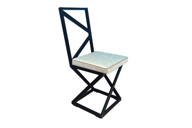 Изображение товара Стул Лофт 37,5х90х37 см, металлический каркас, искусственная кожа