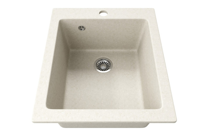 Изображение товара Мойка кухонная TEYMI Helmi T120106 50х42х19.5 см из литьевого мрамора
