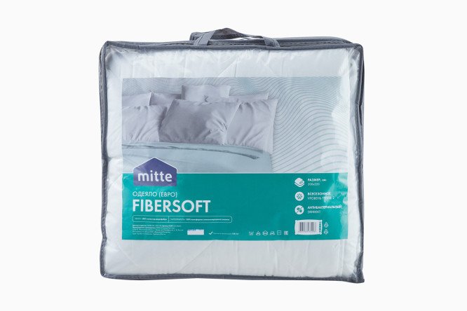 Одеяло MITTE Fibersoft Силиконизированное волокно
