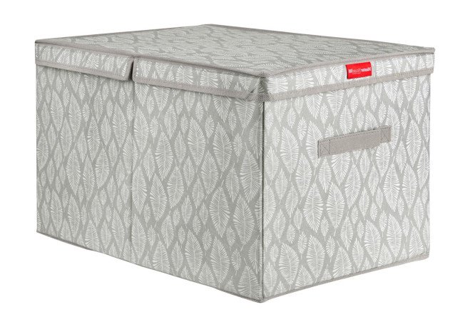 Изображение товара Короб с крышкой для хранения вещей MASTER HOUSE Листья 50x32x35 см