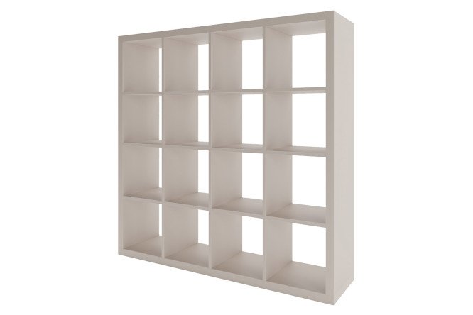 Изображение товара Стеллаж Piano 4x4 из тамбурат без дверец и ящиков