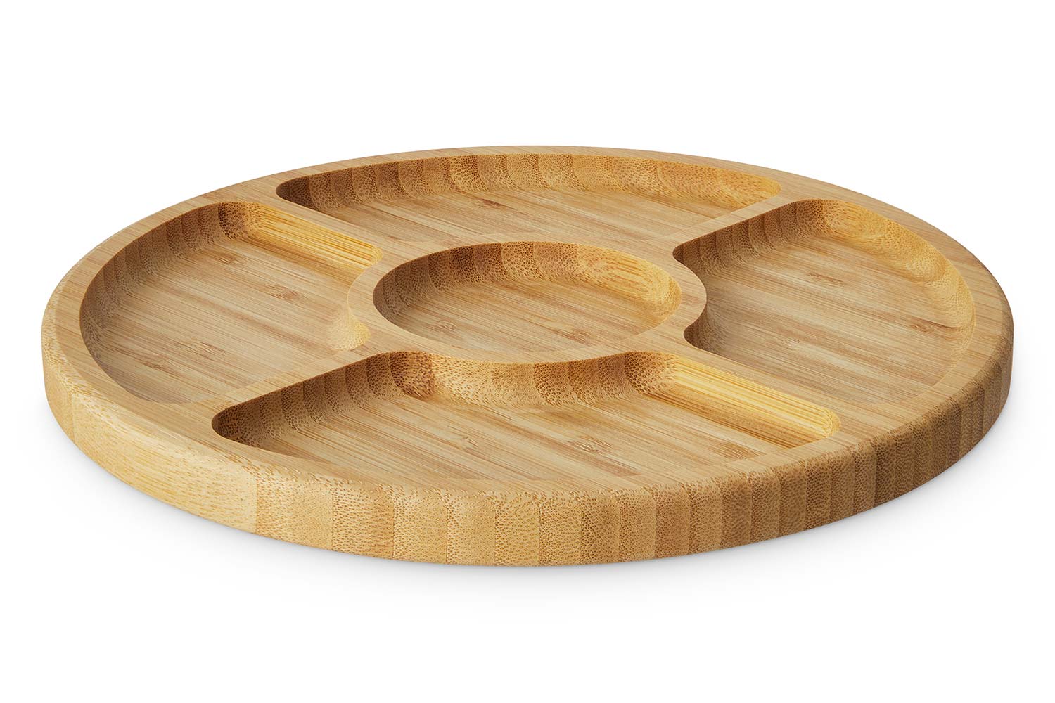 Менажница HOFF Bamboo 5-секционная - купить по цене 499 руб | арт. 80626251