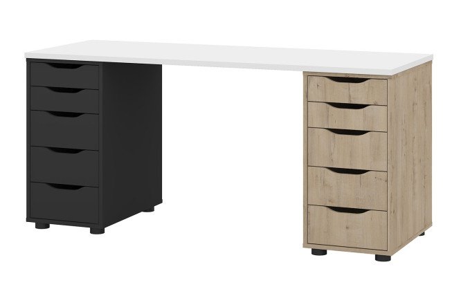 Изображение товара Письменный стол Alexys 140 с двумя тумбами для дома и офиса