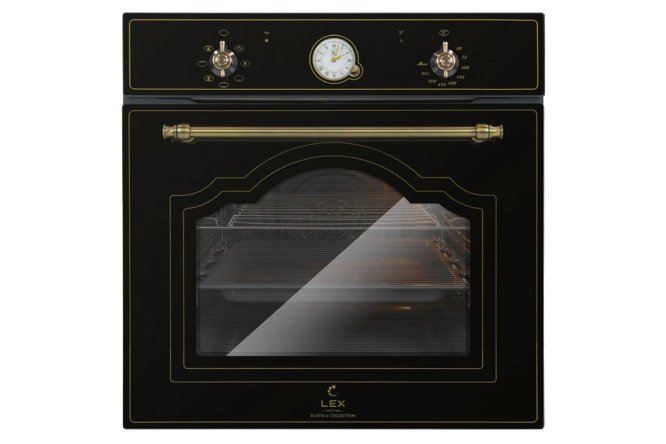 Изображение товара Электрический духовой шкаф LEX EDM 077C BL черный 60 л современный дизайн