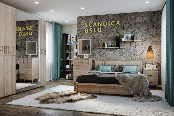Спальный гарнитур SCANDICA Oslo