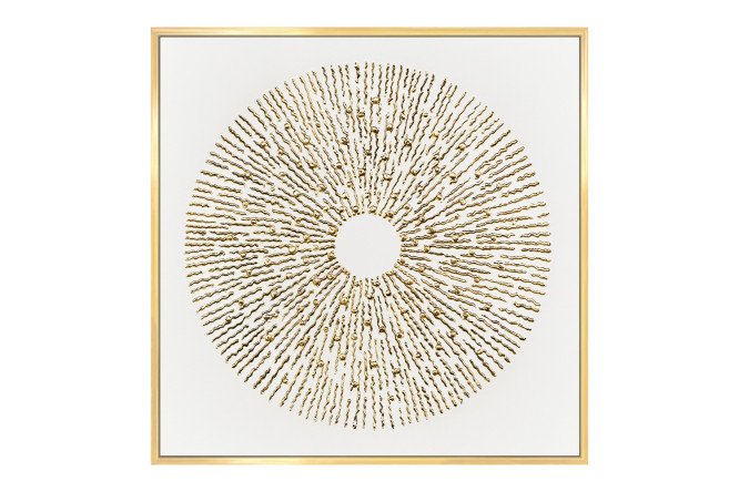 Изображение товара Репродукция в рамке Ритм солнца 1 53х53 см искусство в интерьере