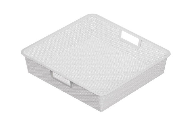 Изображение товара Мелкосеточная выдвижная корзина Оскар для шкафа 39,3х36,8х8,5 см сталь