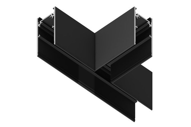 Изображение товара Т-образный коннектор AMBRELLA LIGHT для световых систем магнитный металл чёрный