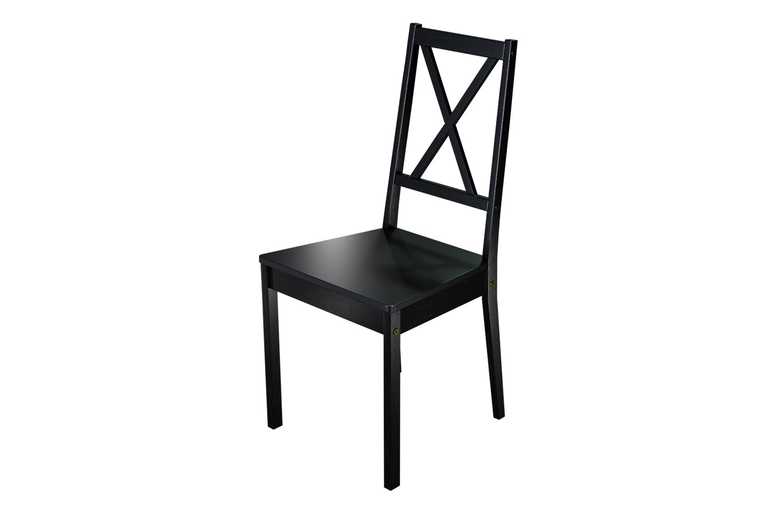 Табурет nika с пластмассовым сиденьем тп01 металл цвет черный