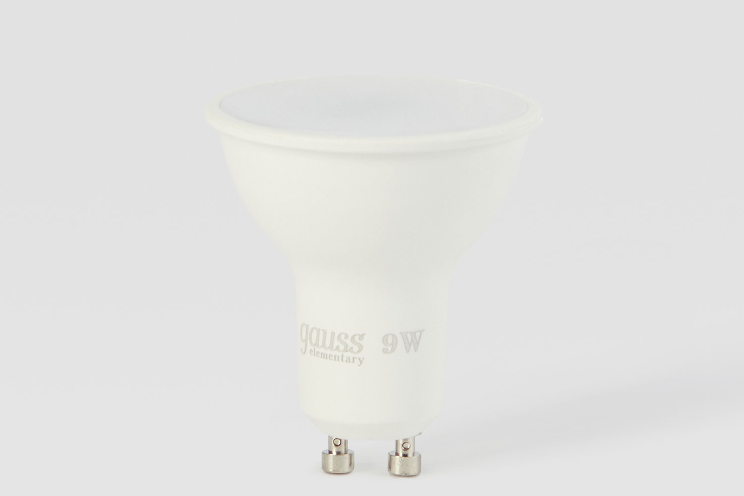 Лампа светодиодная Gauss Elementary MR16 640lm 3000К GU10, 9W, Софит, Тёплый