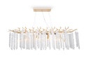 Светильник подвесной FREYA Crystal Mineral 34 кв.м., 100х165х40 см, G9