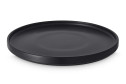 Тарелка обеденная Sola black Керамика