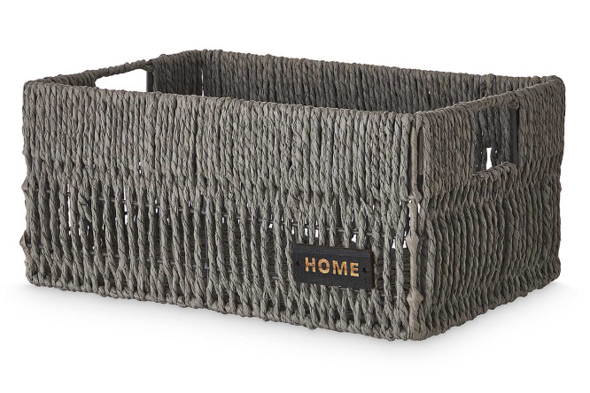 Изображение товара Корзина Bergen тёмно-серый 35х16х24 см для хранения