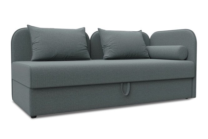 Изображение товара Диван Лига 094 серый размеры 194х46х89 см спальное место 84х188 см