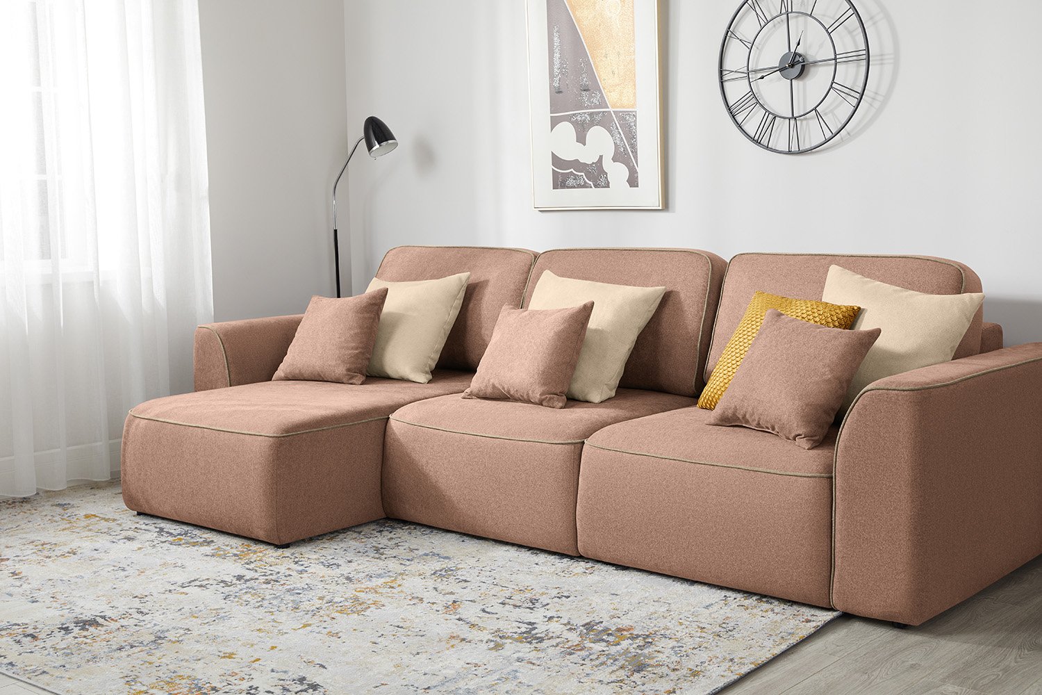 фото Угловой диван-кровать сиэтл-мини solana