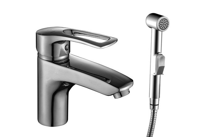 Изображение товара Смеситель для раковины ROSSINKA SILVERMIX T40-15 хром латунь рычажный