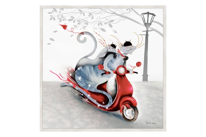 Изображение товара Репродукция в раме Бено и Бьянка 30х30 см - качественная художественная печать