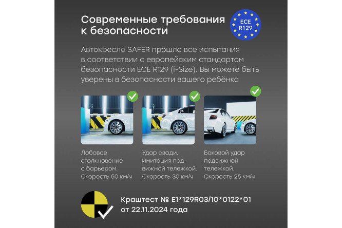 Автокресло HAPPY BABY Safer