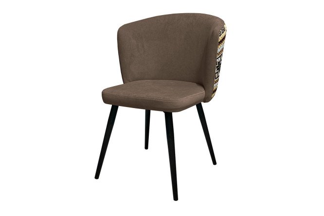 Изображение товара Стул Dallas 56,5х83х58 см велюр металл современные дизайн для дома и офиса