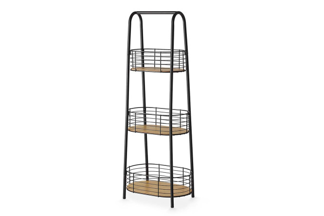 Изображение товара Этажерка 3-ярусная BERKRAFT Loft 36x93x23 см