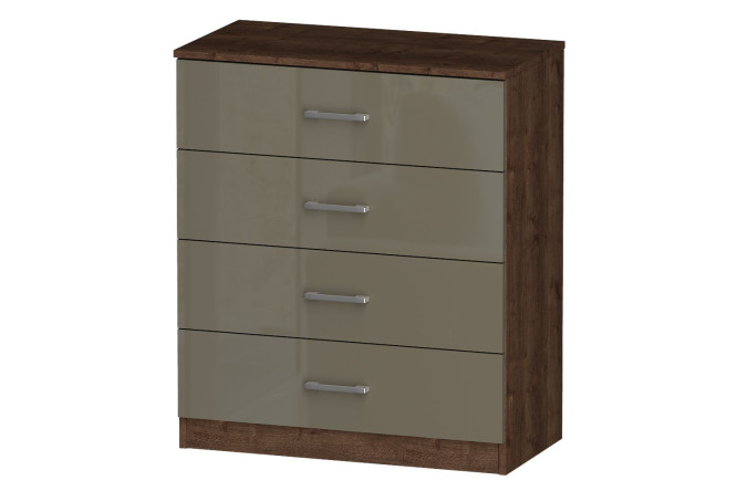 Изображение товара Комод Лайф в цвете латте и дуб экспрессив, 80х90х40 см