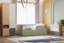 Кровать Молли-2 90х200 см цвет мятный