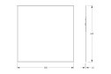 Зеркало настенное с фацетом EVOFORM Standard BY 0206 50х50 см