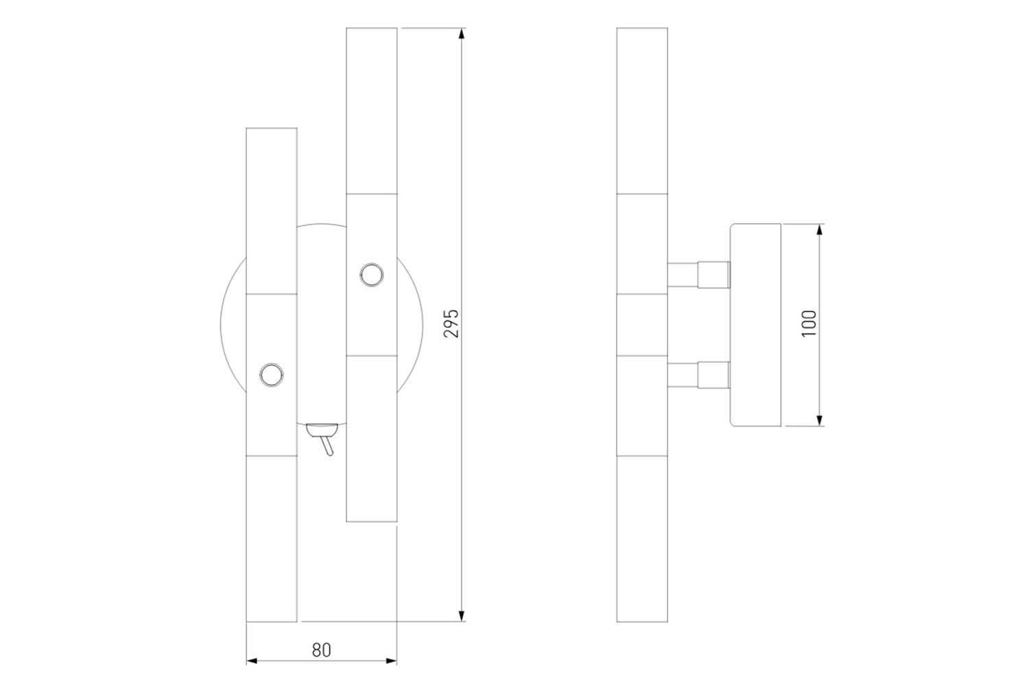 Светильник настенный BOGATE'S Bastone 3 кв.м, G4