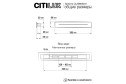 Светильник настенно-потолочный CITILUX Тринити 6 см