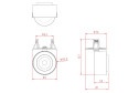 Светильник потолочный MAYTONI Ceiling & Wall Treo 3 м², 9x12.7x8 см, LED